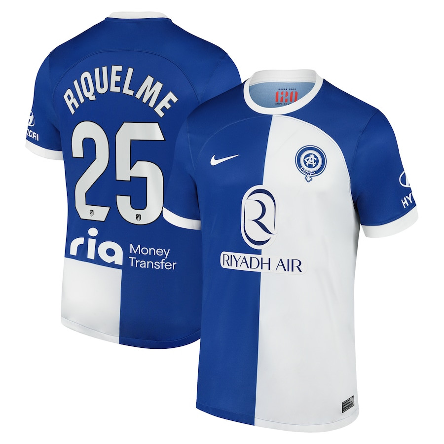 Rodrigo Riquelme 25 Atletico de Madrid 2023/24 Away Men Jersey – Blue