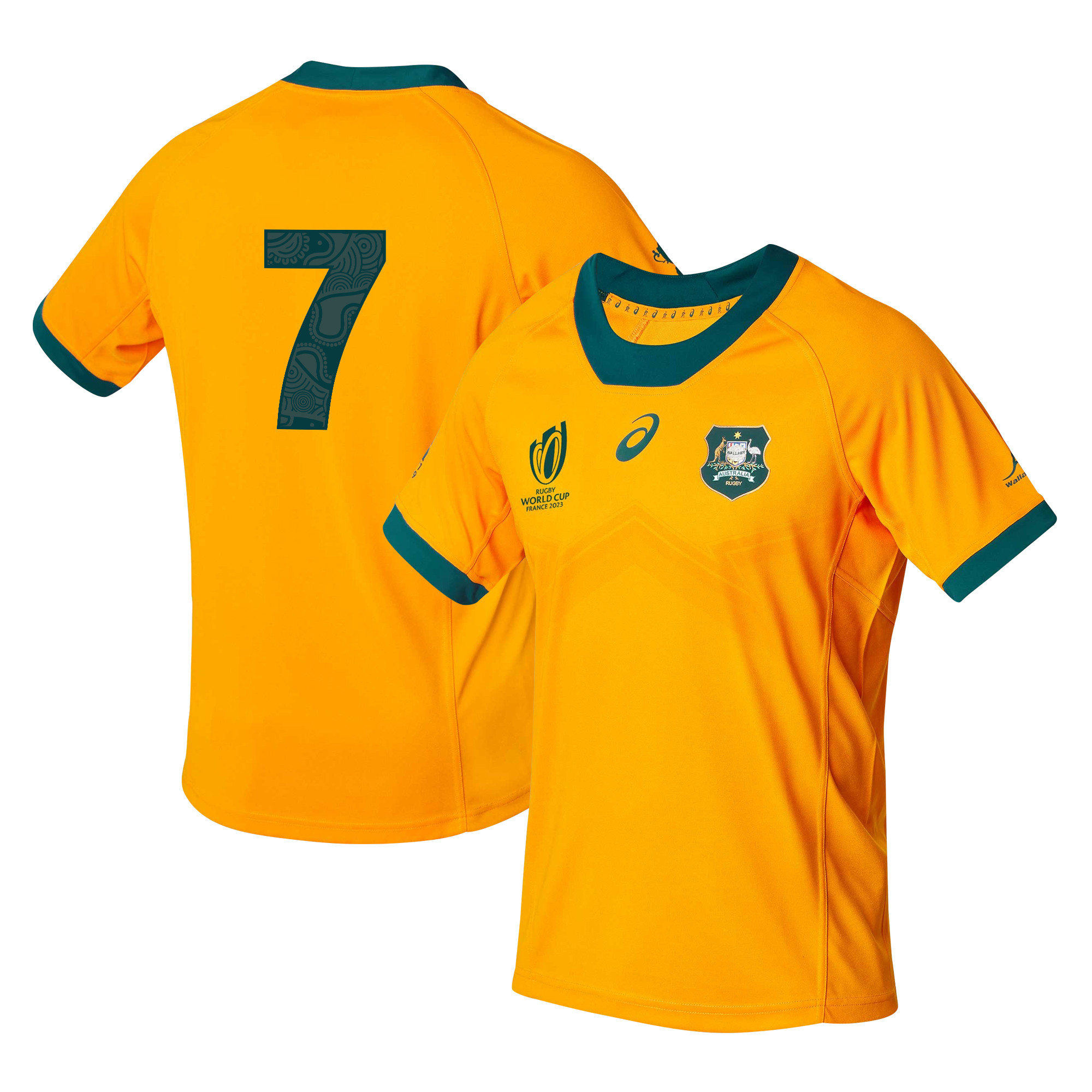 Michael Hooper 7 Australia Rb World Cup 2023 Home Jersey – Gold, Men