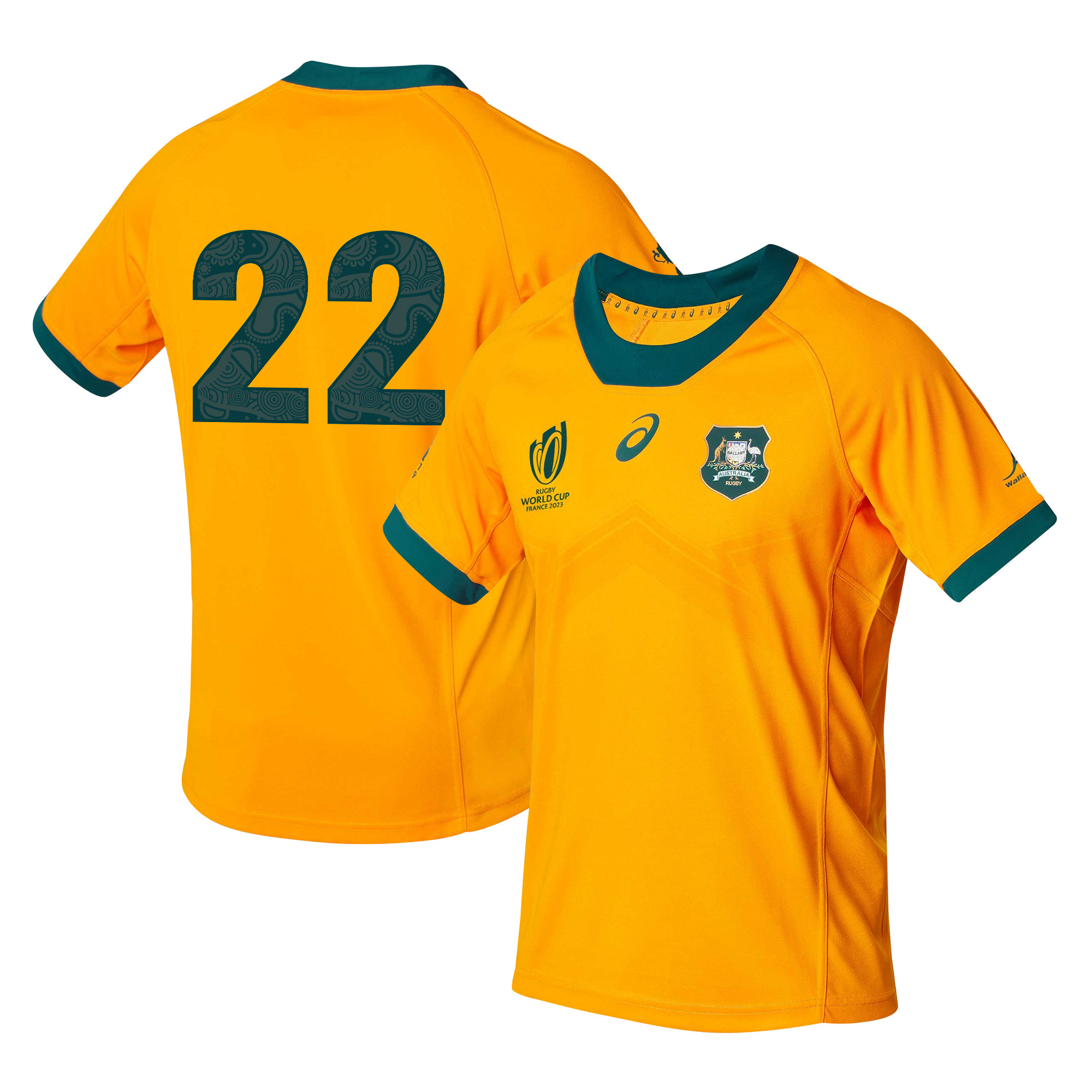 Quade Cooper 22 Australia Rb World Cup 2023 Home Jersey – Gold, Men