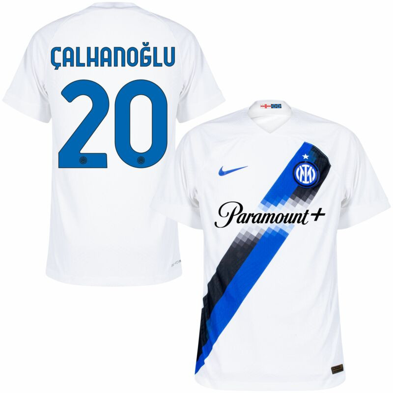 Hakan alhanoglu 20 Inter Milan 2023/24 Away Men Jersey – White