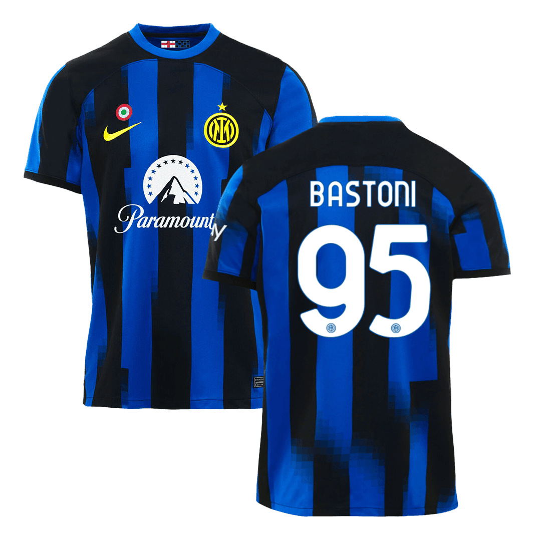 Alessandro Bastoni 95 Inter Milan 2023/24 Men Home Jersey – Blue