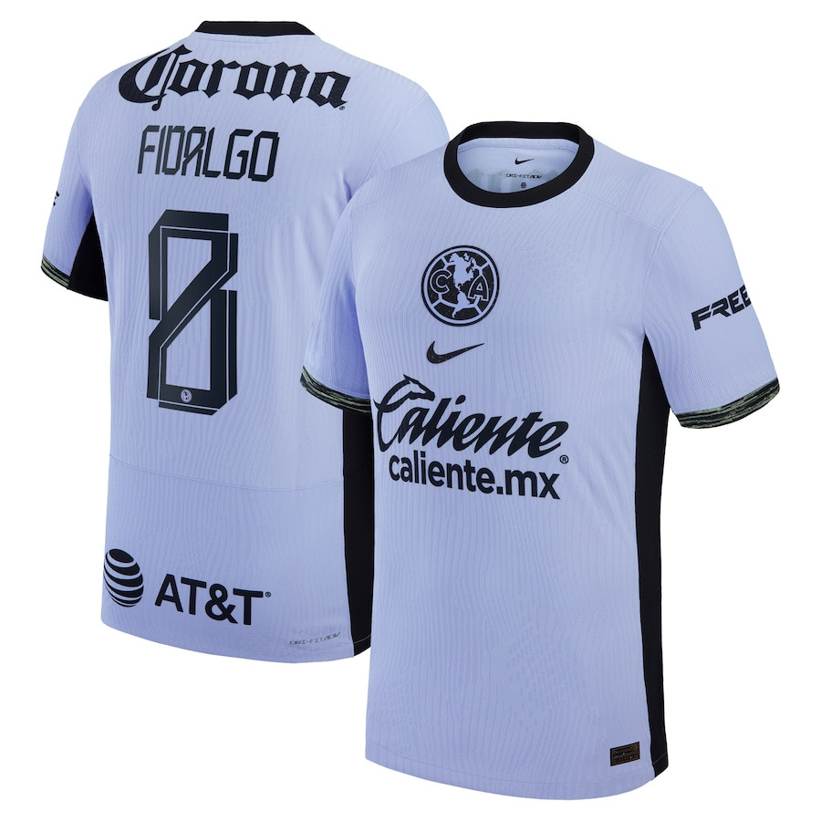 lvaro Fidalgo 8 Club America 2023/24 Third Match Men Jersey – Purple