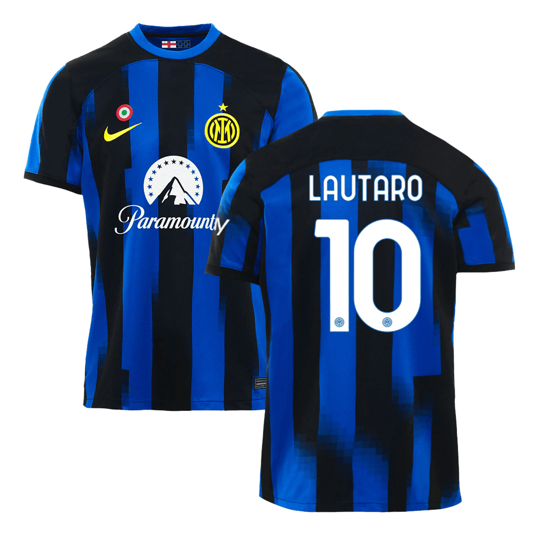 Lautaro Martnez 10 Inter Milan 2023/24 Men Home Jersey – Blue