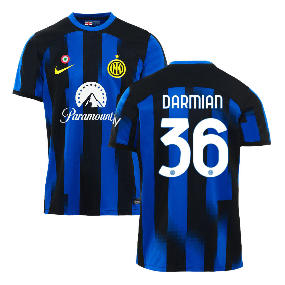 Matteo Darmian 36 Inter Milan 2023/24 Men Home Jersey – Blue