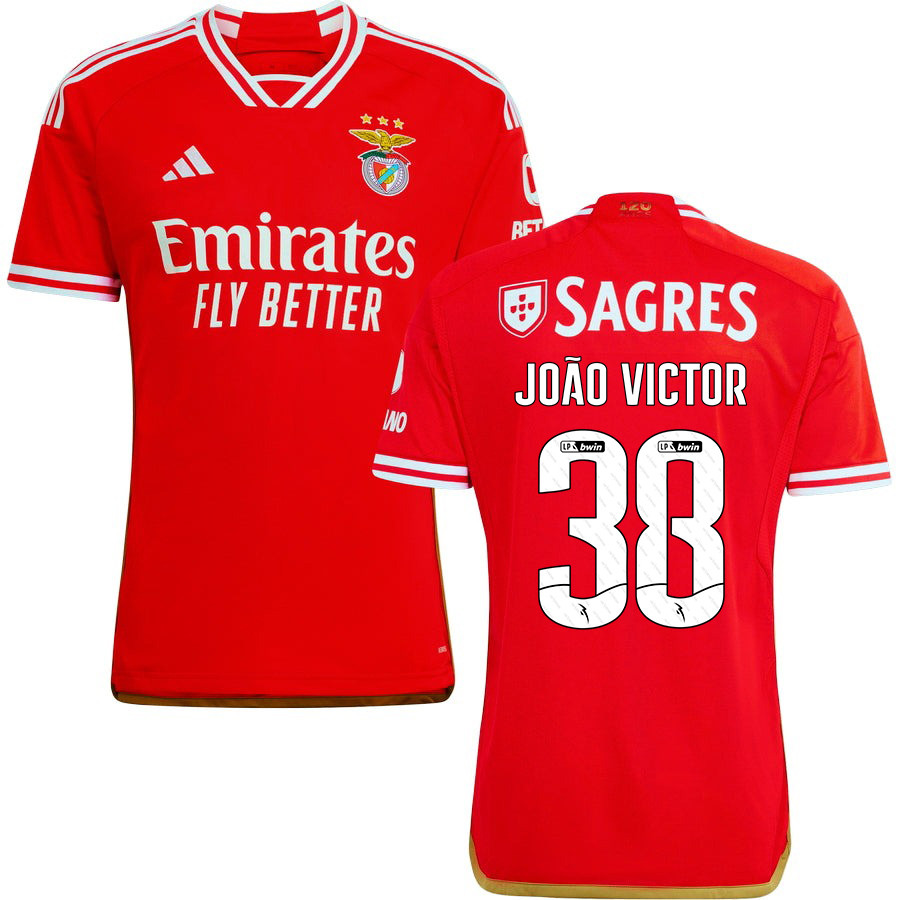 Joo Victor 38 SL Benfica 2023-24 Home Men Jersey – Red