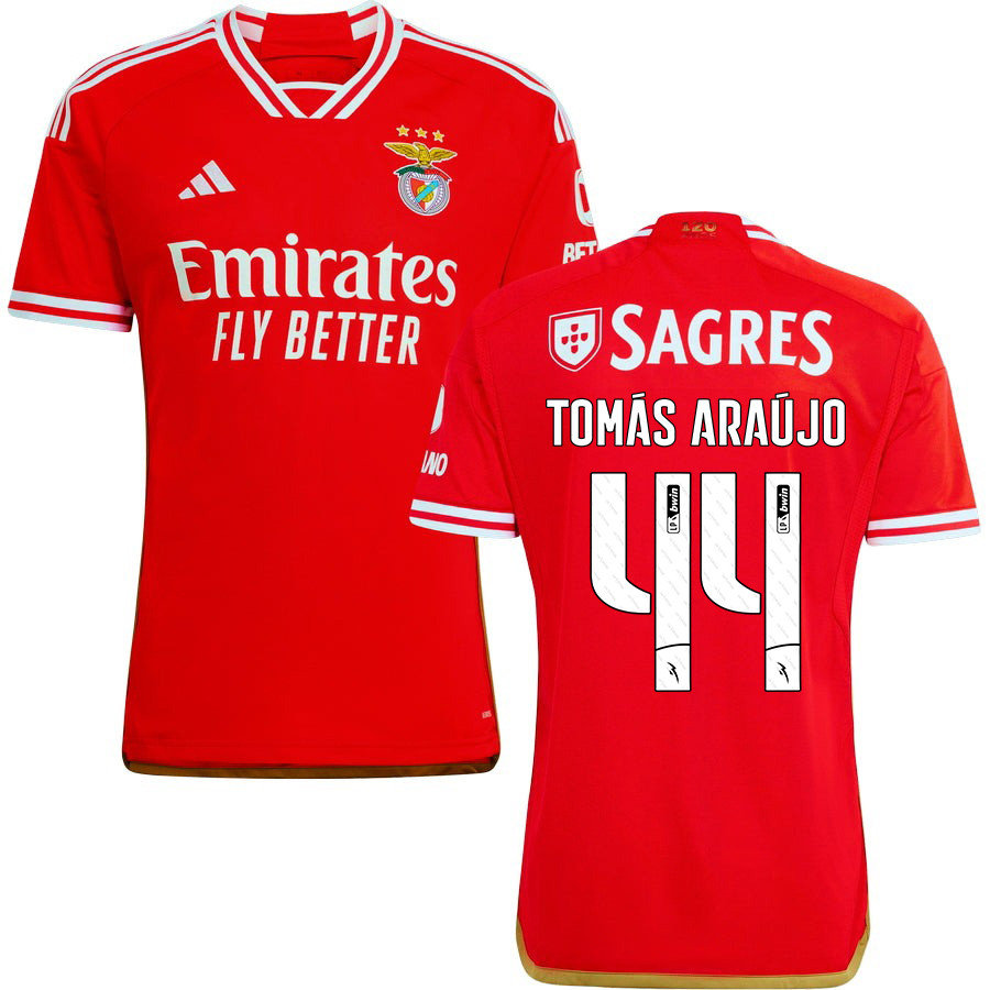 Toms Arajo 44 SL Benfica 2023-24 Home Men Jersey – Red
