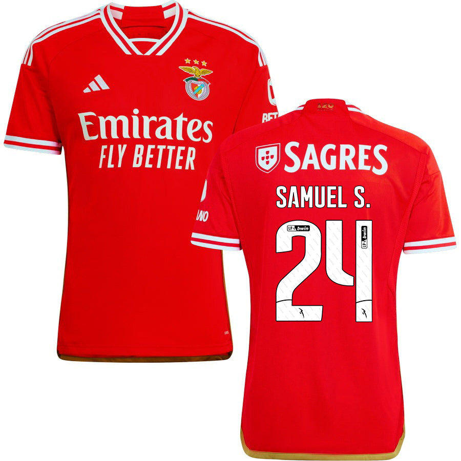 Samuel Soares 24 SL Benfica 2023-24 Home Men Jersey – Red