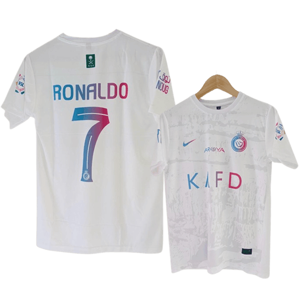 Cristiano Ronaldo 7 Al-Nassr FC 2023/24 Third Men Jersey – White