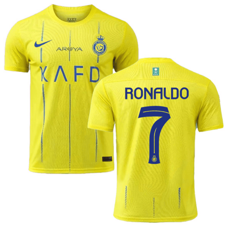 Cristiano Ronaldo 7 Al-Nassr FC 2023/24 Home Men Jersey – Yellow