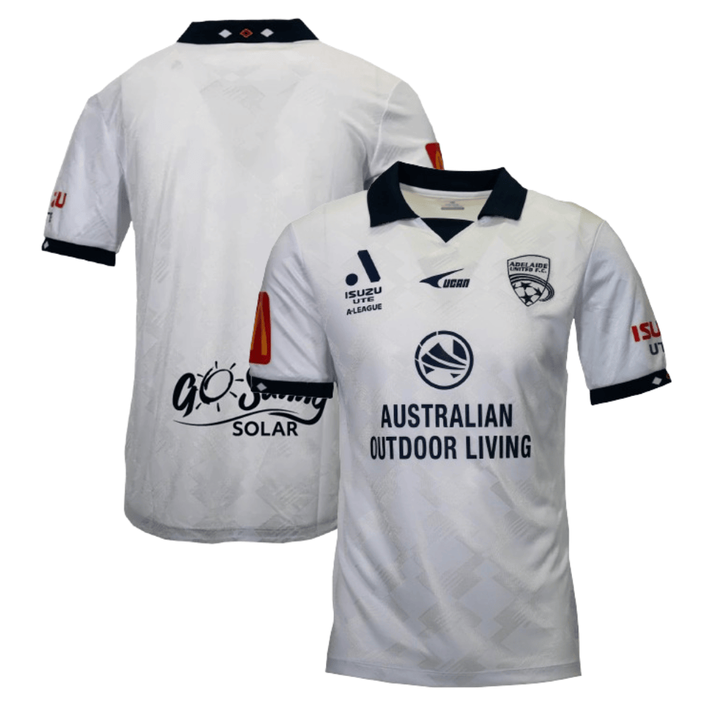 Adelaide United 2023/24 Away Men Jersey – White