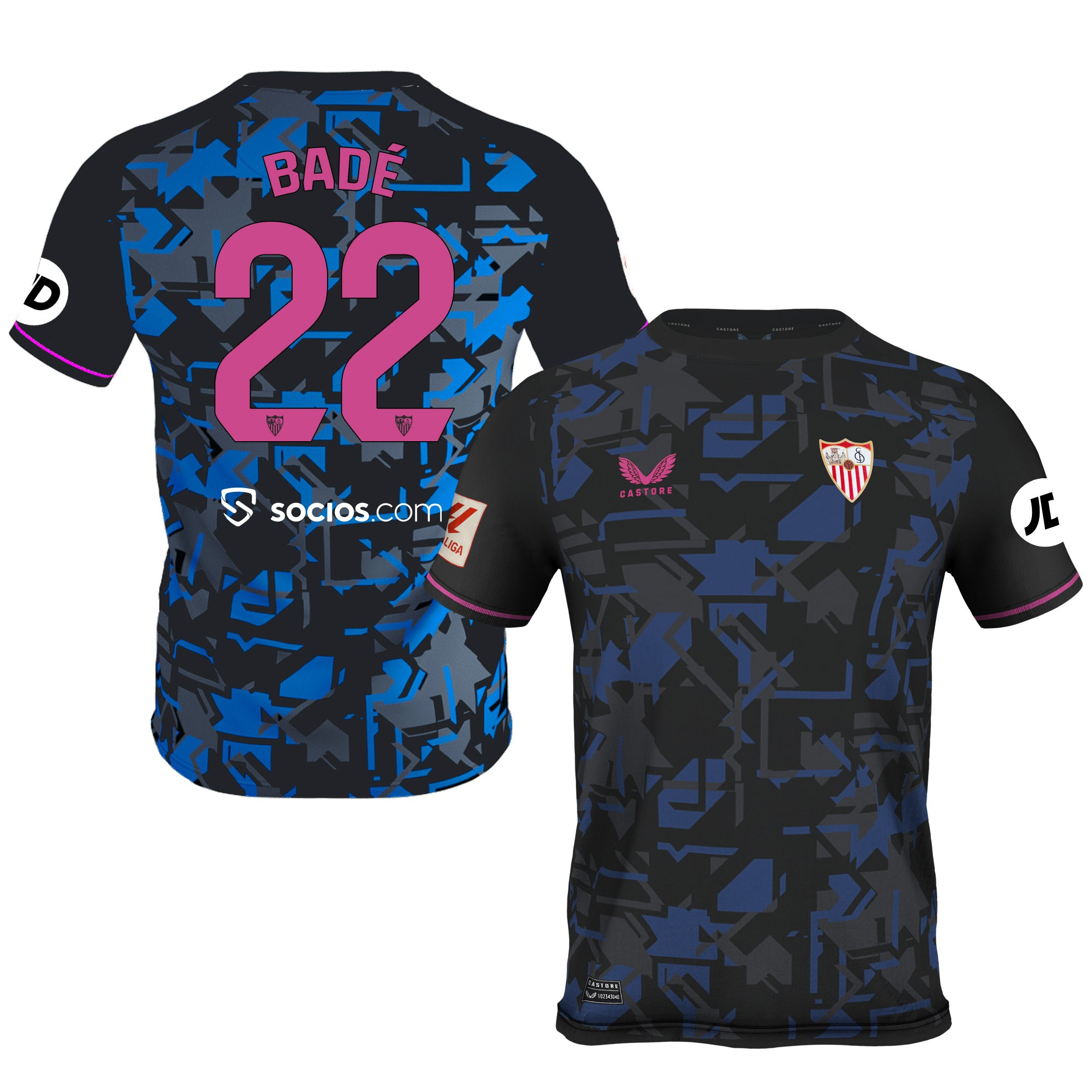 Loc Bad 22 Sevilla 2023-24 Third Men Jersey – Black