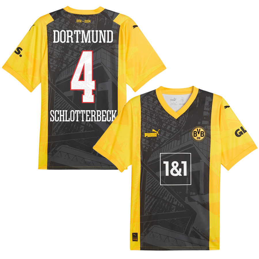 Nico Schlotterbeck 4 Borussia Dortmund 2024/25 Special Edition Jersey – Men Black