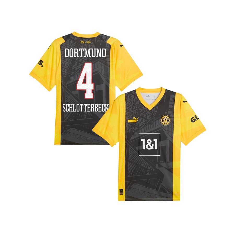 Nico Schlotterbeck 4 Borussia Dortmund 2024/25 YOUTH Special Edition Jersey – Black
