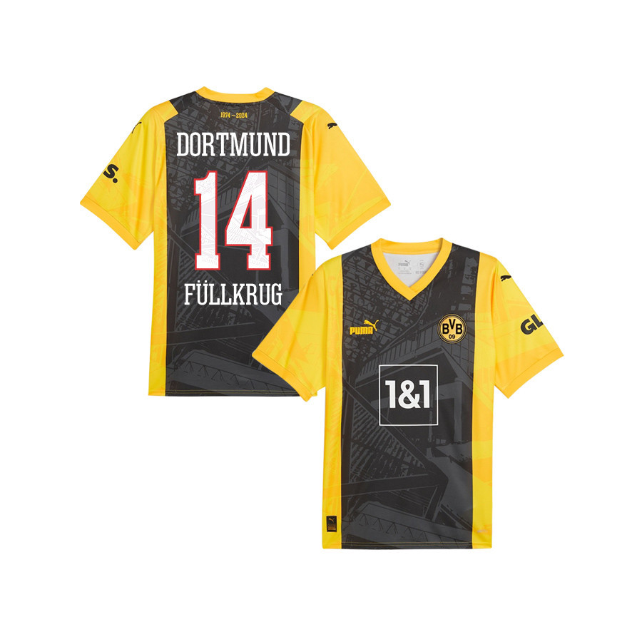 Niclas Fllkrug 14 Borussia Dortmund 2024/25 YOUTH Special Edition Jersey – Black