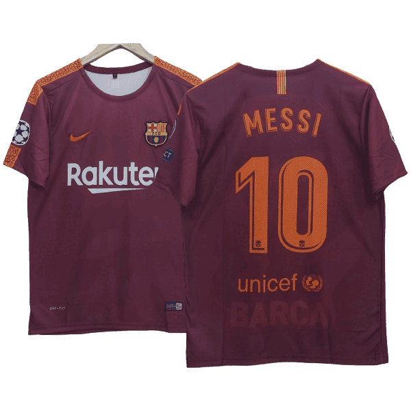 Lionel Messi Barcelona 2016-17 Third Men Jersey – Maroon