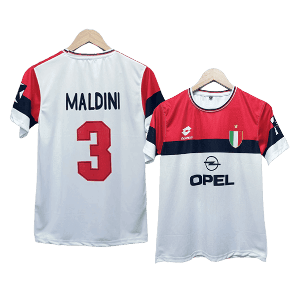 Paolo Maldini AC Milan 1994-95 Men Jersey – White