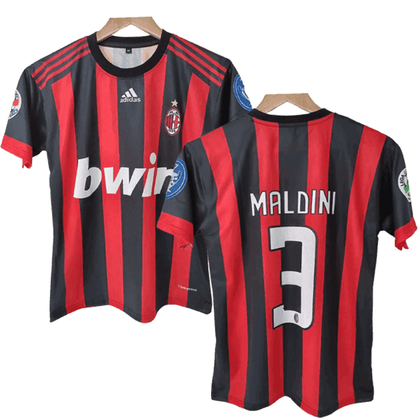 Paolo Maldini AC Milan 2008-09 Home Men Jersey – Red