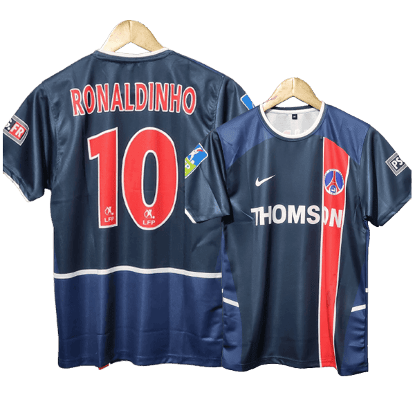 Ronaldinho Paris Saint-Germain 2002-03 Home Men Jersey – Navy