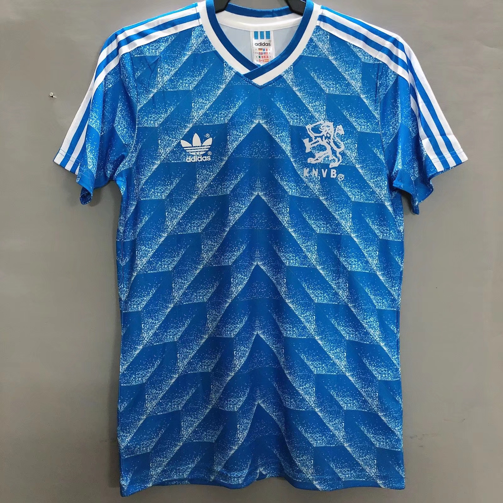 Netherlands 1988 Away Retro Jersey – Men Blue