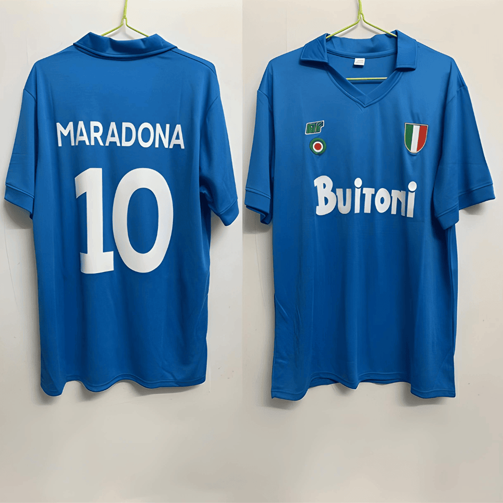 Maradona Napoli 1987-88 Home Men Jersey – Blue
