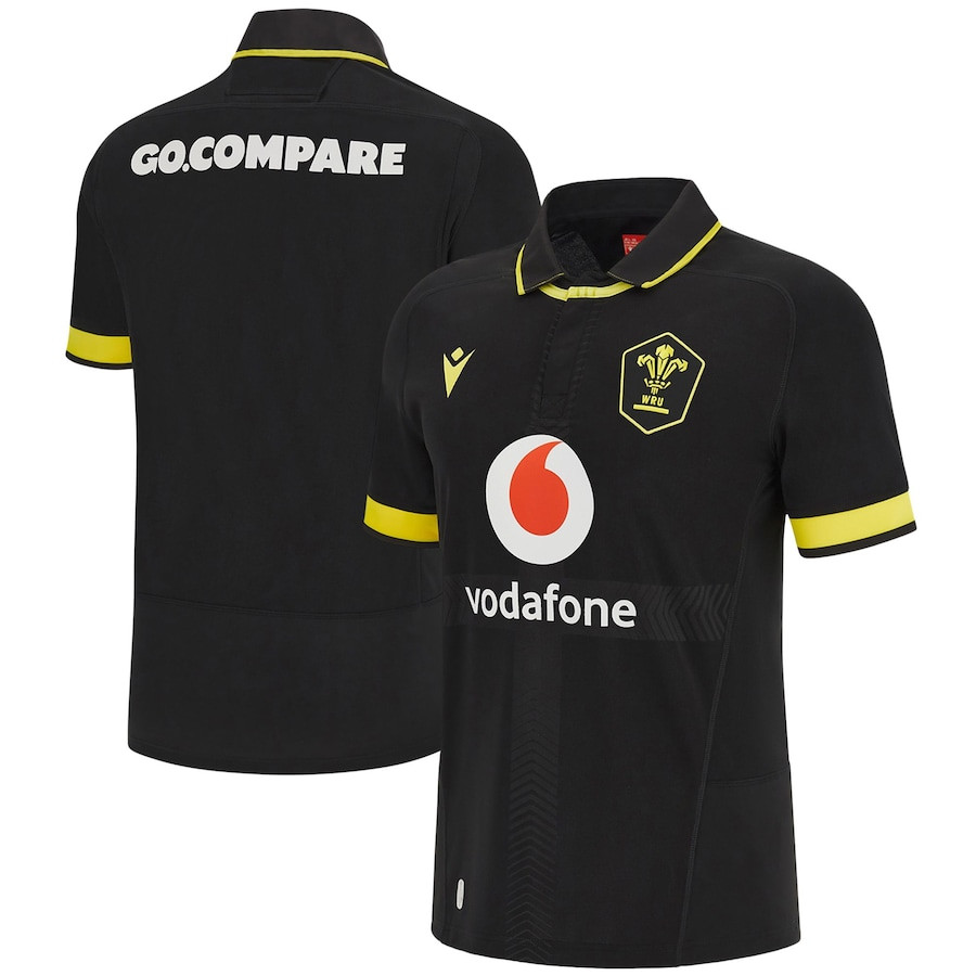 Wales Rugby Rb 2023/24 Away Men Jersey – Black