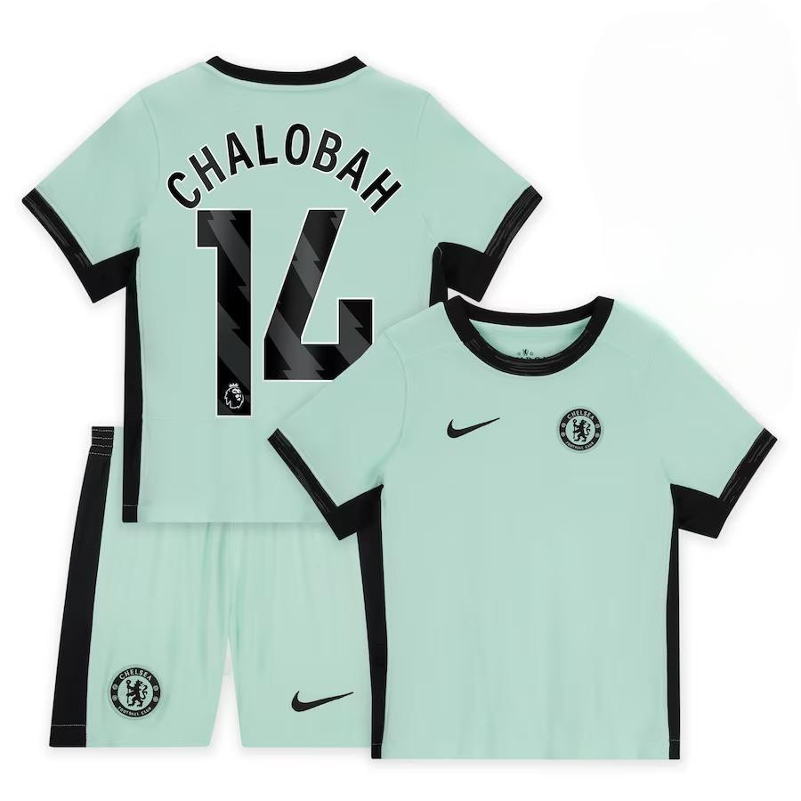 Trevoh Chalobah 14 Chelsea 2023-24 Third Stadium YOUTH Kit Jersey – Mint