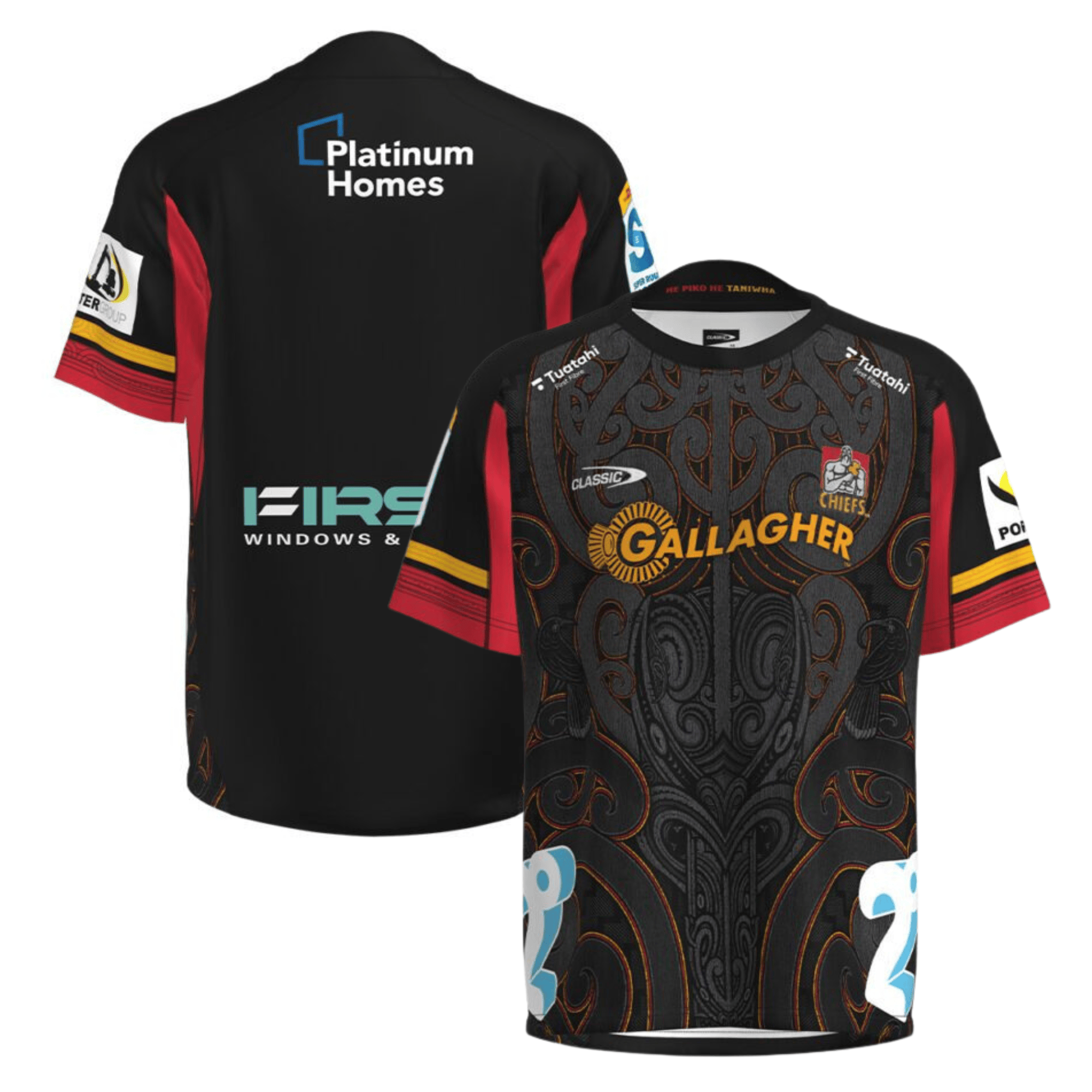 Chiefs Super Rugby 2024 Home Men Jersey – Black