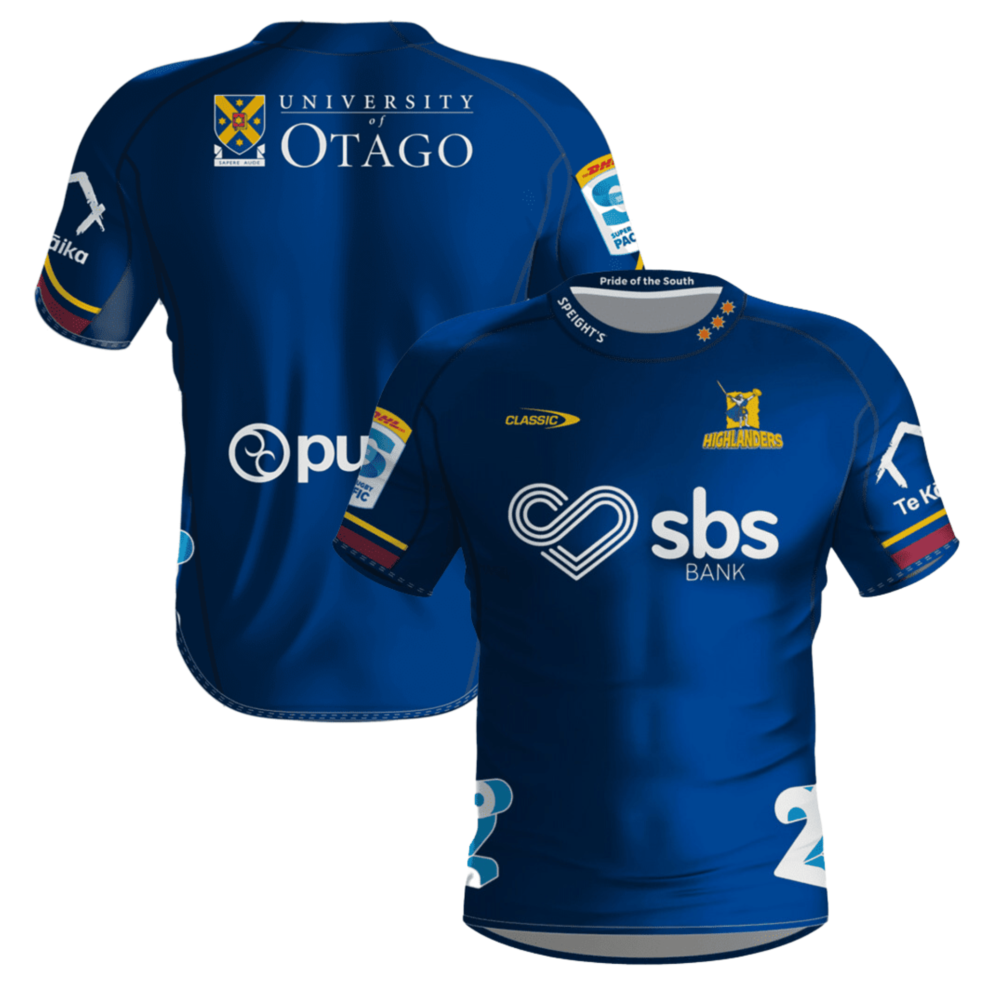 Highlanders Super Rugby 2024 Home Men Jersey – Blue