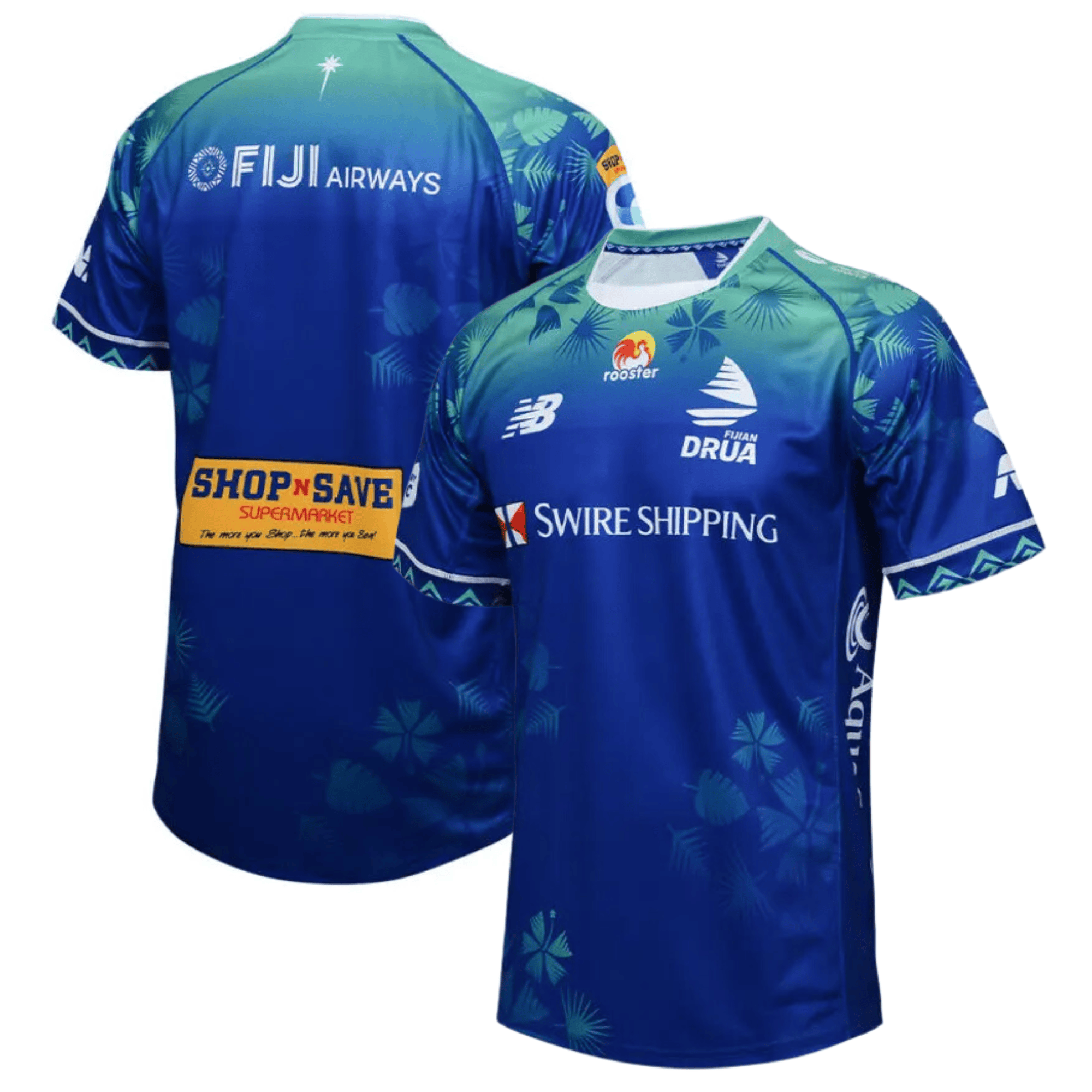 Fijian Drua Super Rugby 2024 Home Men Jersey – Blue