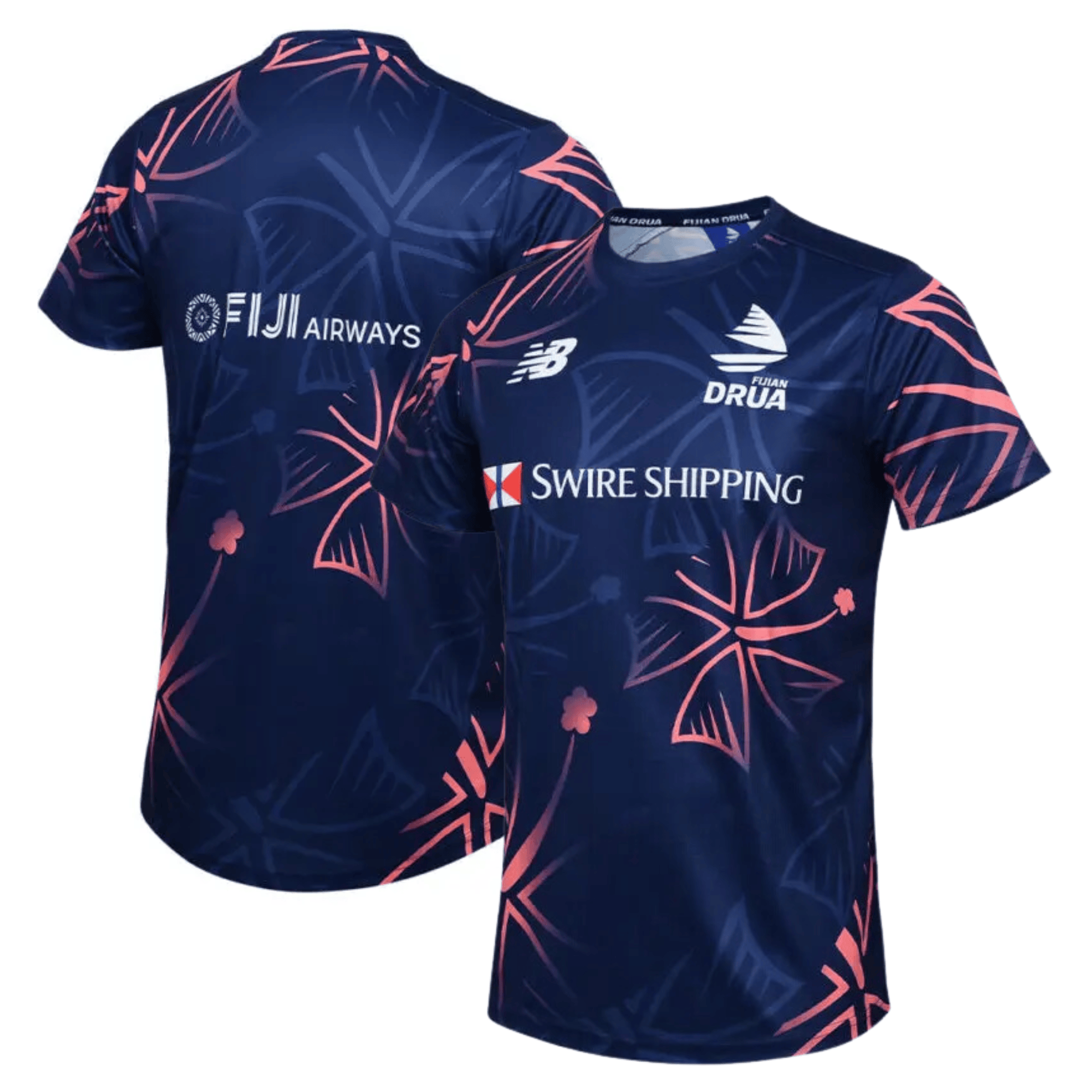 Fijian Drua Super Rugby 2024 Run Out Men Jersey – Navy