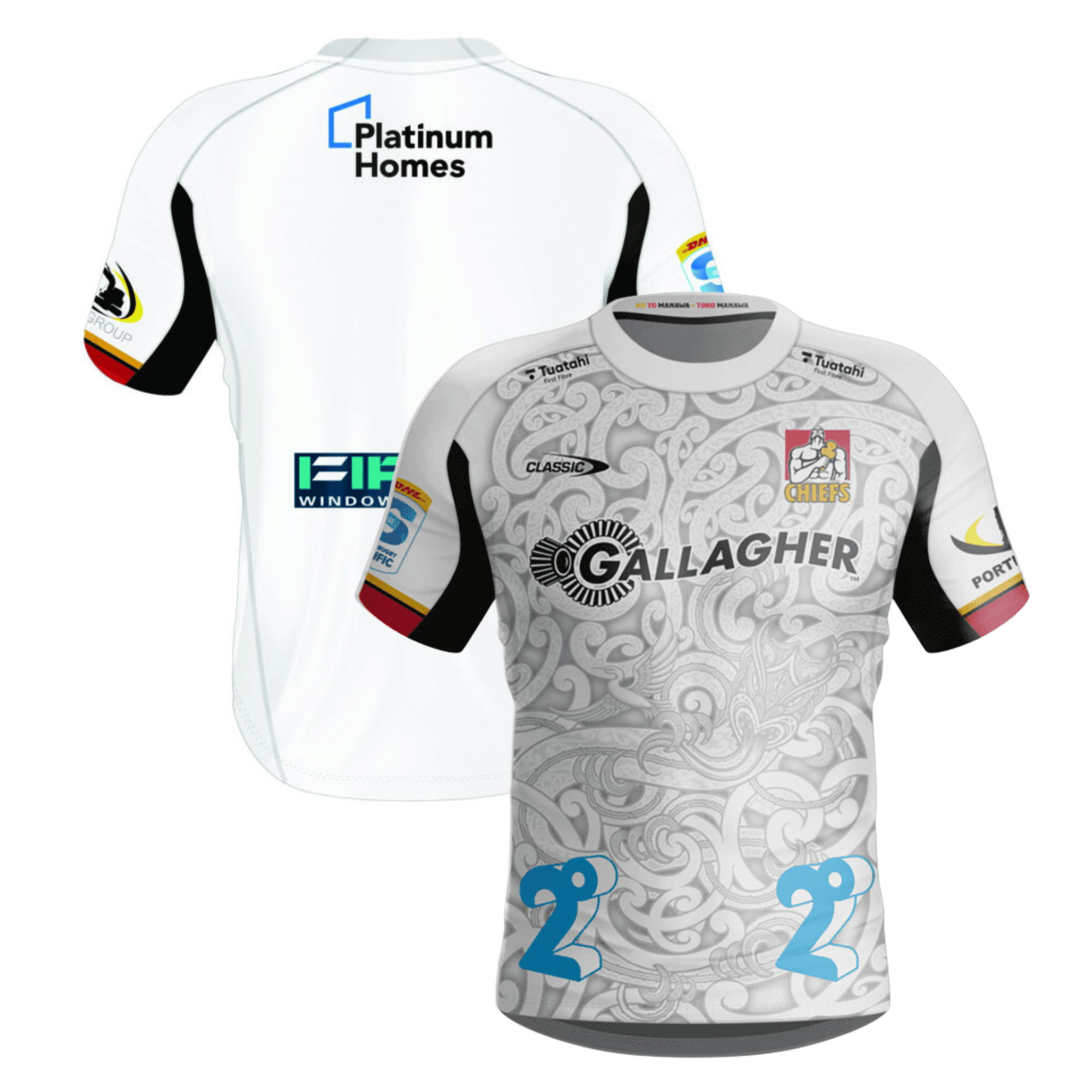 Chiefs Super Rugby 2024 Away Men Jersey – White