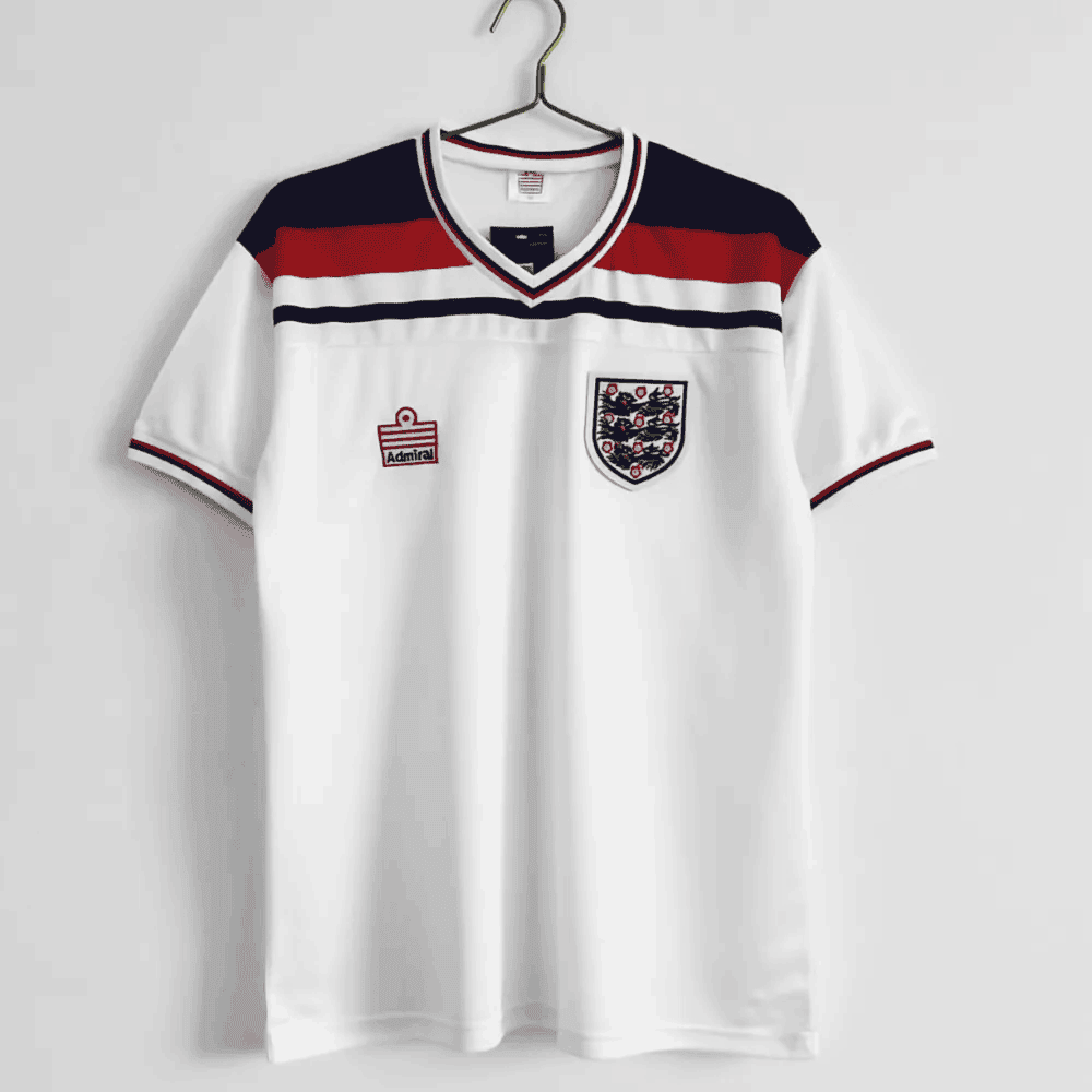 England 1982 Home Retro Jersey – Men White