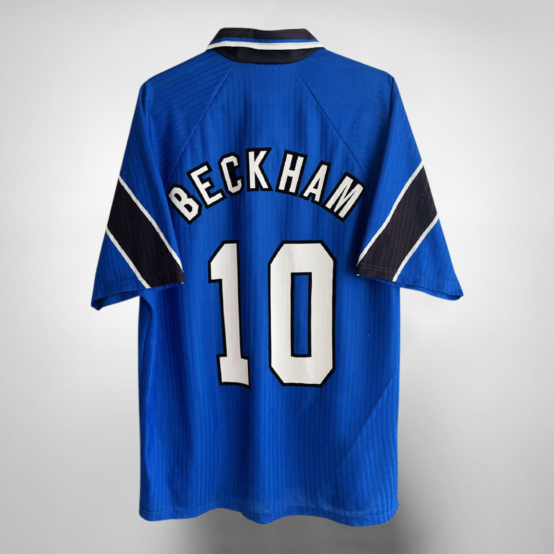 David Beckham 7 Manchester United 1996-1998 Third Retro Jersey – Men