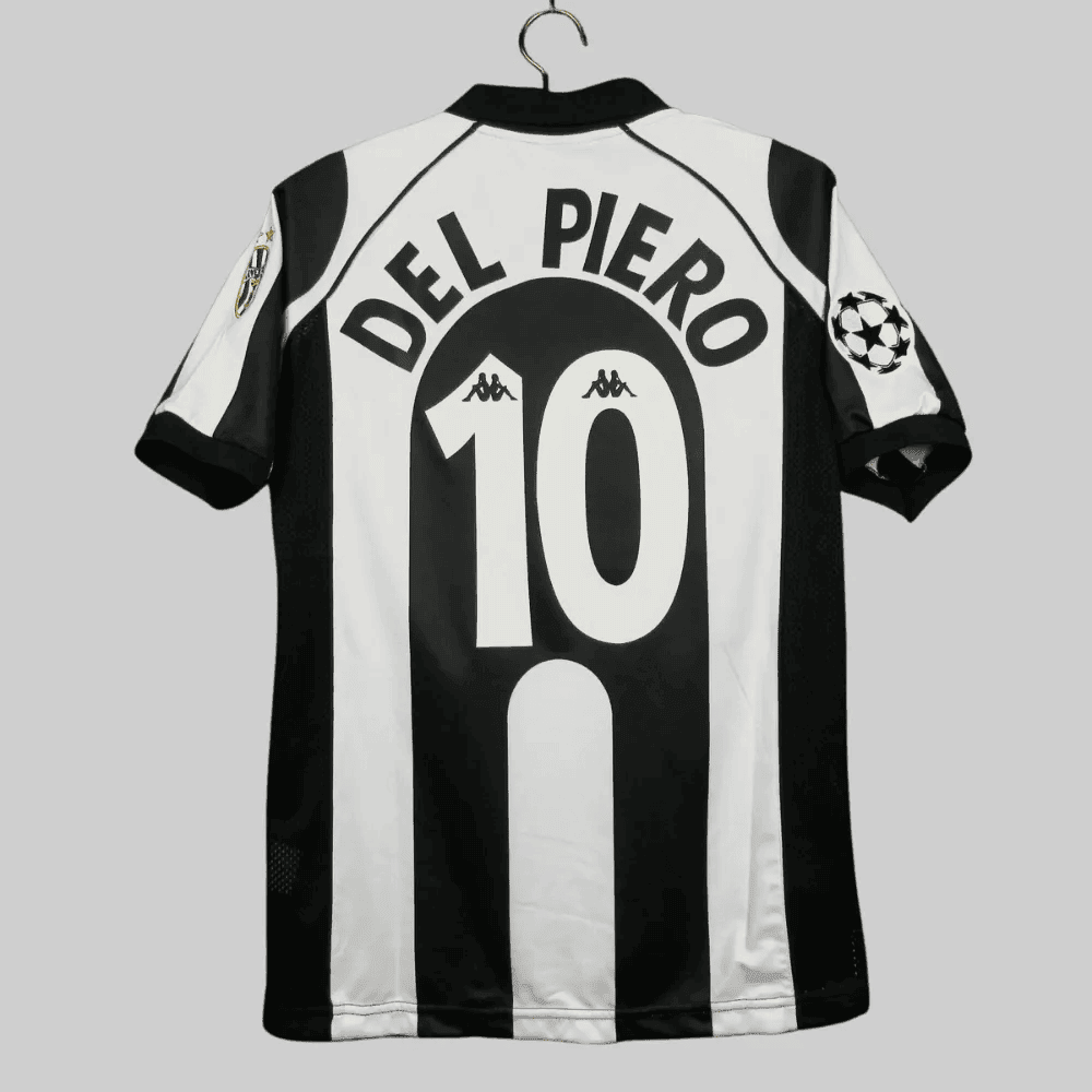 Del Piero 10 Juventus 1997-1998 Home Retro Jersey – Men