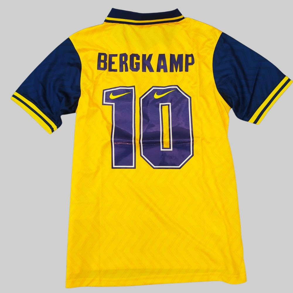 Bergkamp 10 Arsenal 1996-1997 JVC Premier League Retro Jersey – Men