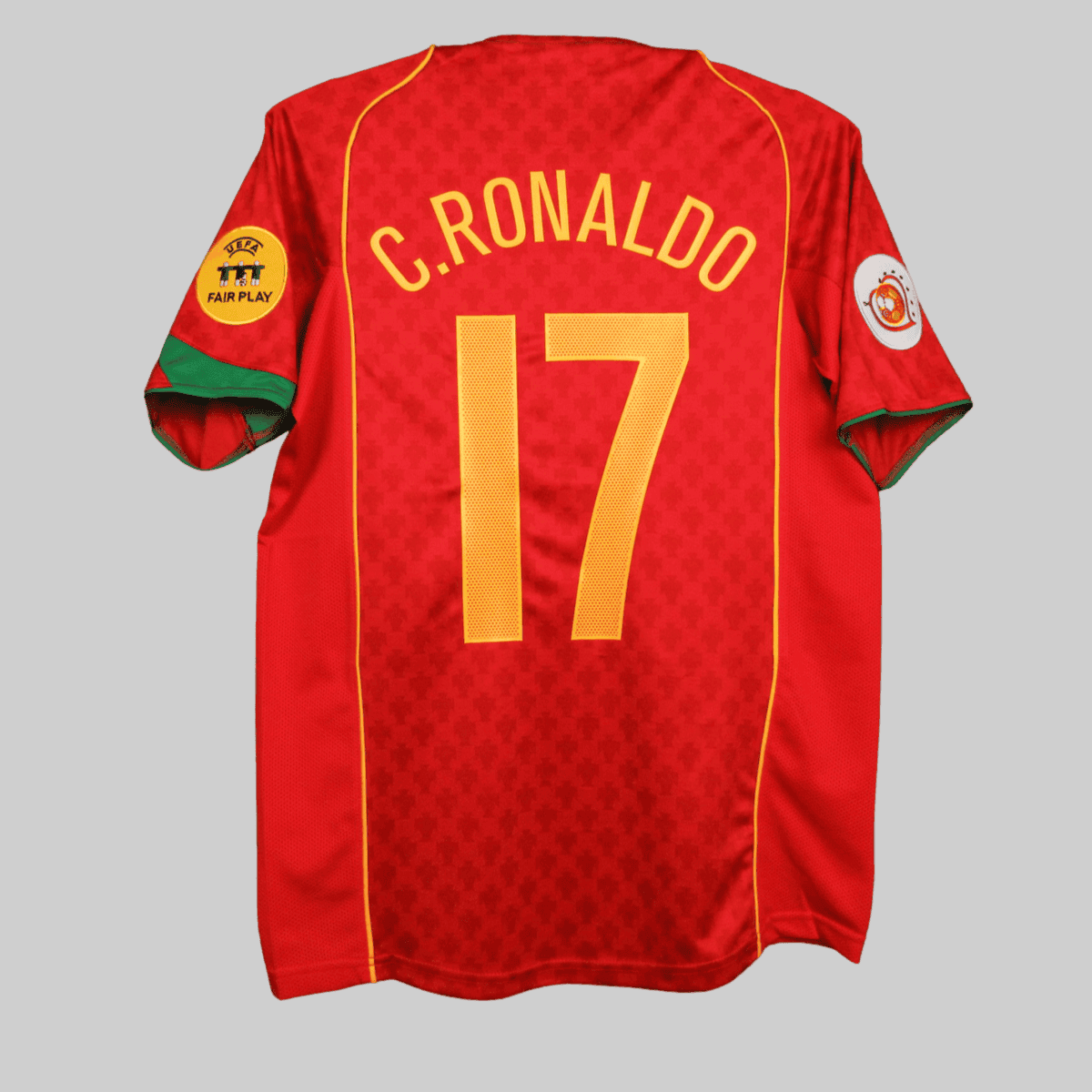 Cristiano Ronaldo 7 Portugal 2004 Home Retro Jersey – Men Red