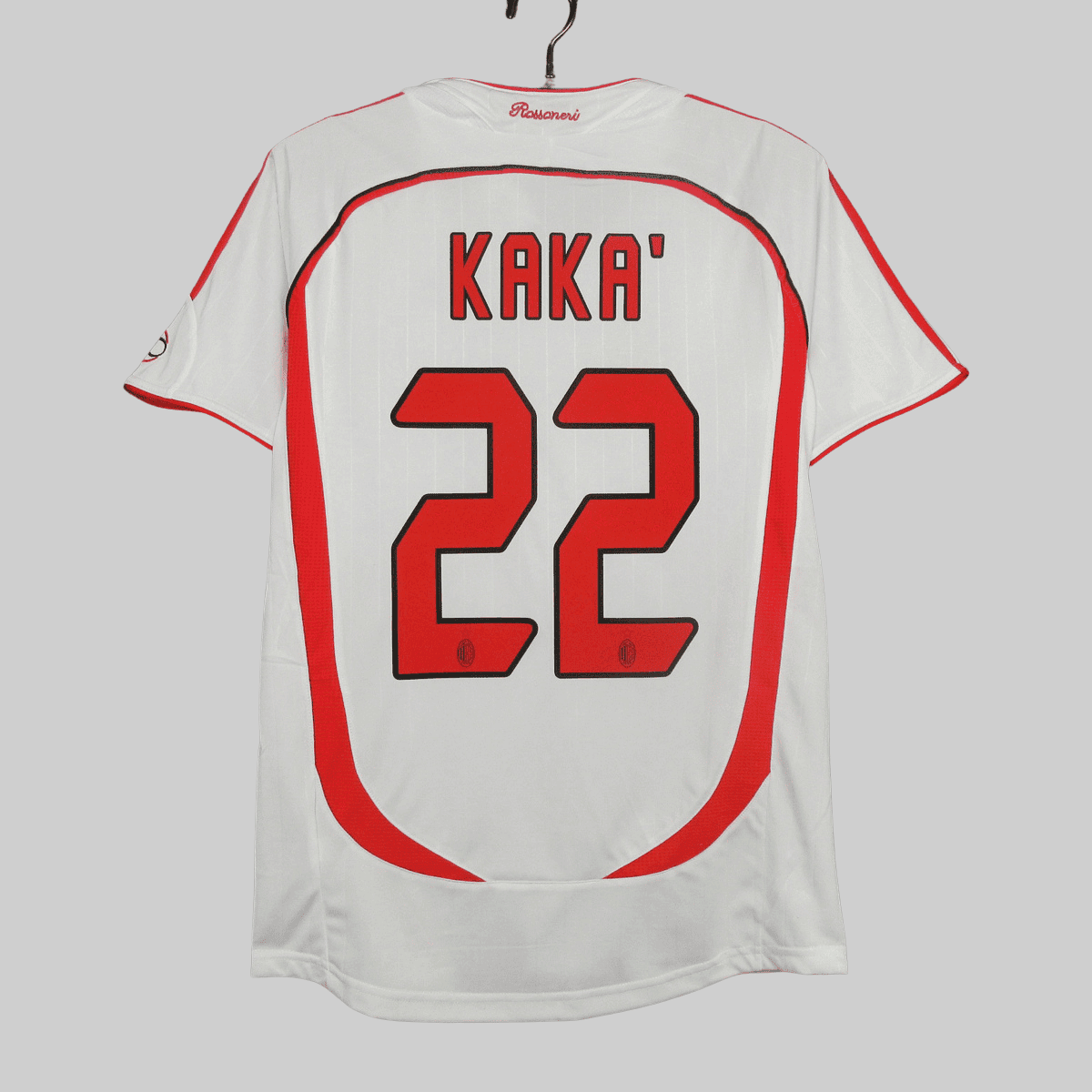 Ricardo Kaka 22 AC Milan 2006-2007 Retro Home Jersey – Men White