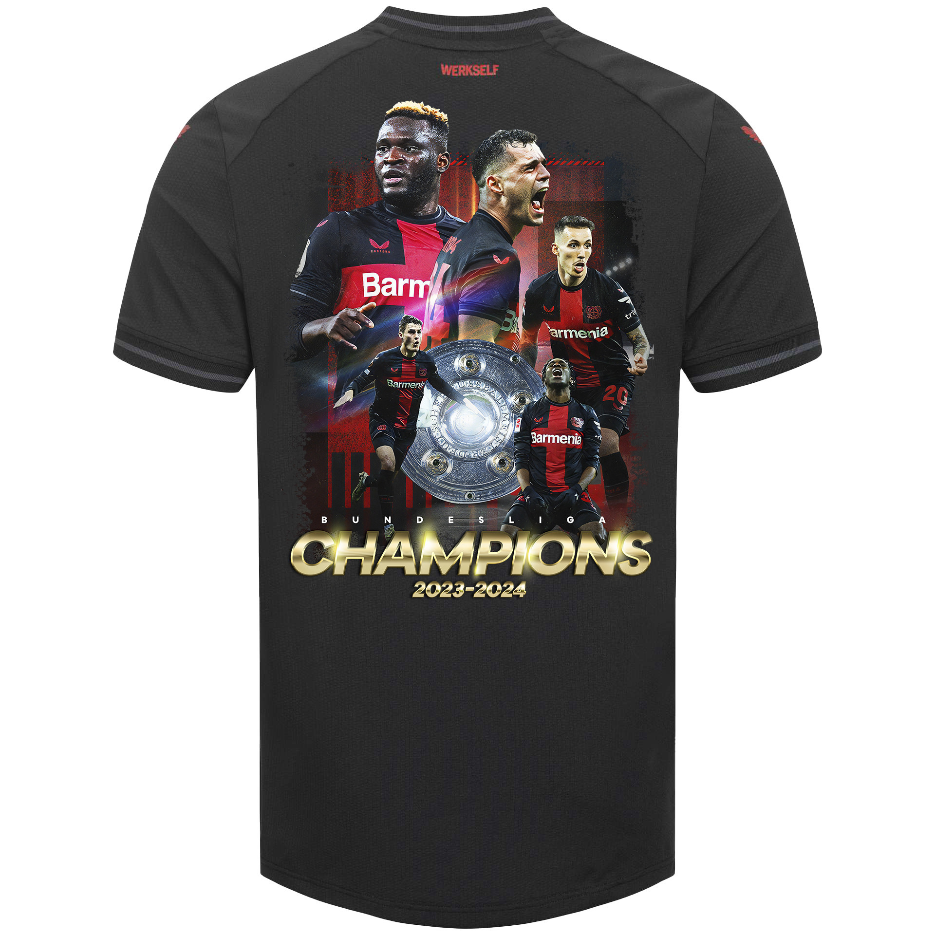 Bayer 04 Leverkusen Bundesliga 2023/24 Champions Jersey – Men