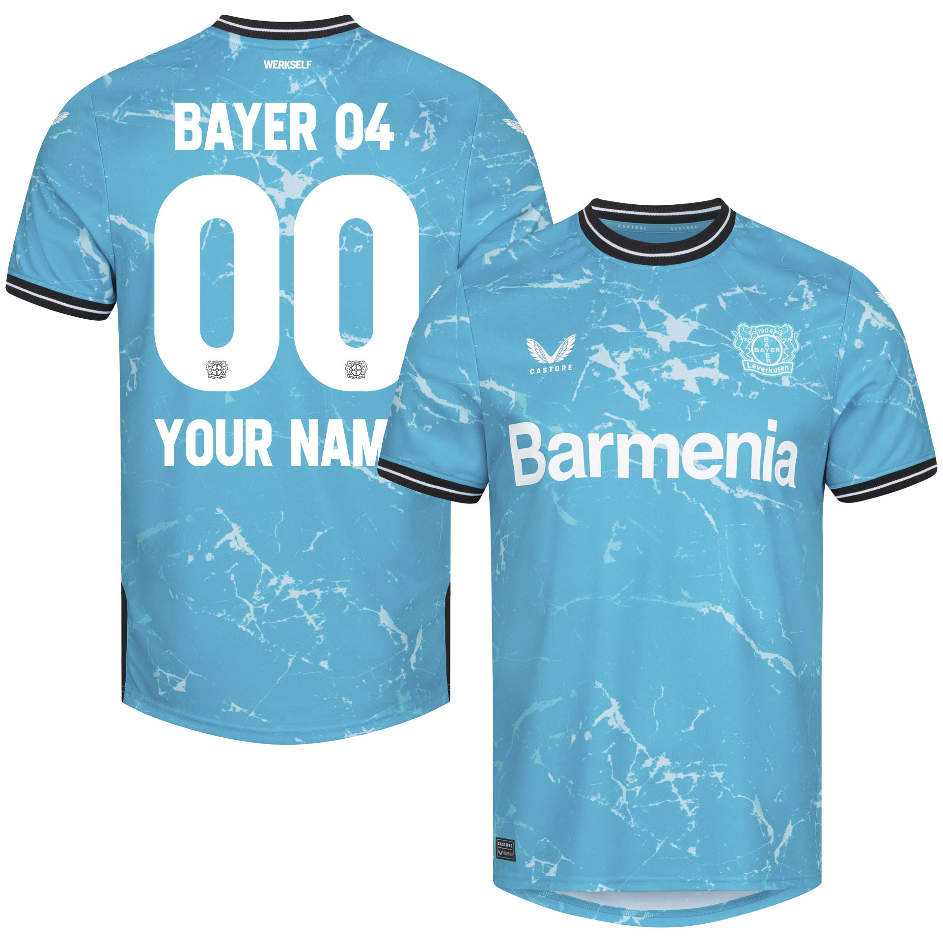 Bayer 04 Leverkusen 2023/24 Alternate Jersey Customized – Men Blue