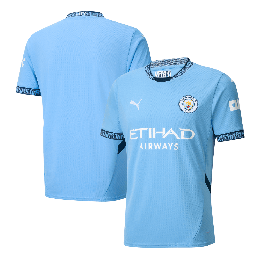 Manchester City 2024/25 Women's Team Home Men Jersey – Light Blue