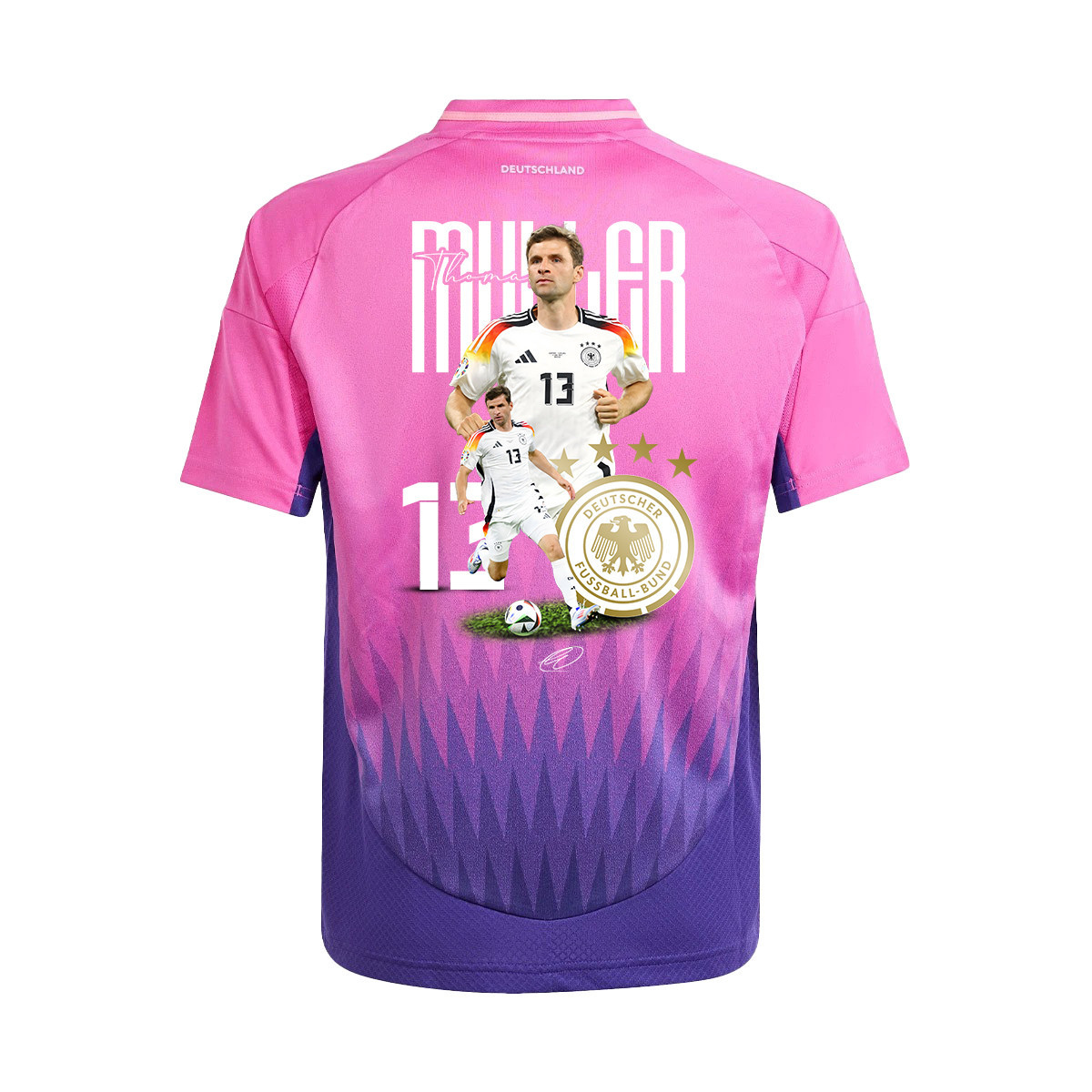 Thomas Mller 13 Iconic Player Signed Germany 2024/25 YOUTH Jersey