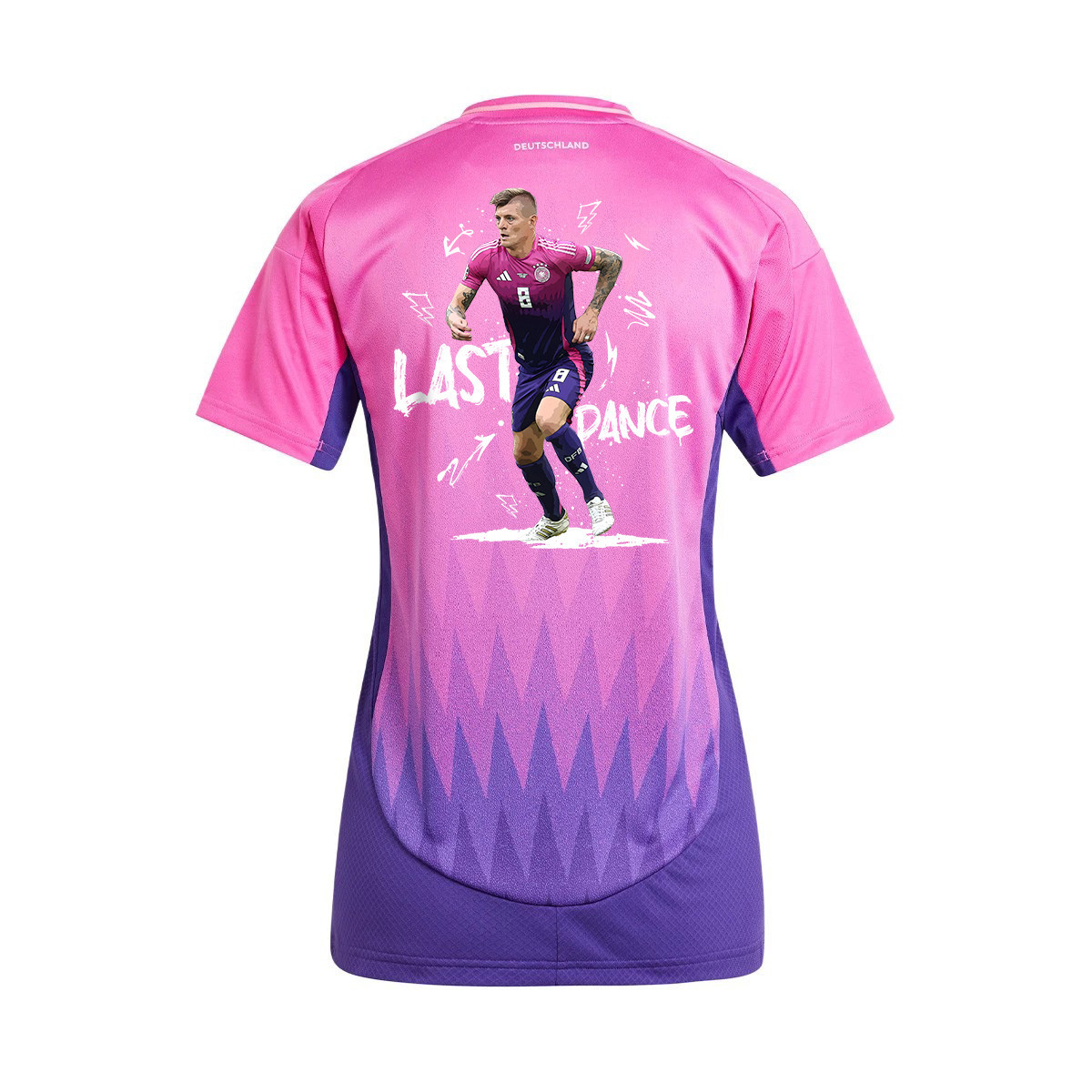 Toni Kroos 8 Embracing the Last Dance Germany 2024/25 Women's Jersey – UEFA Foundation Patch