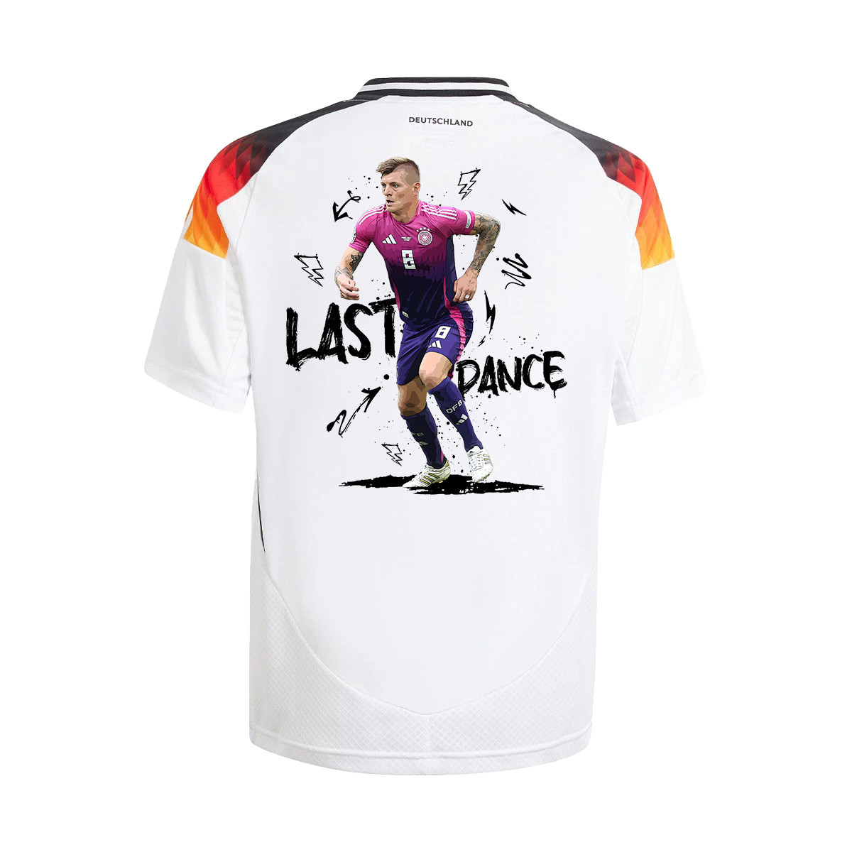 Toni Kroos 8 Embracing the Last Dance Germany 2024/25 YOUTH Jersey – UEFA Foundation Patch