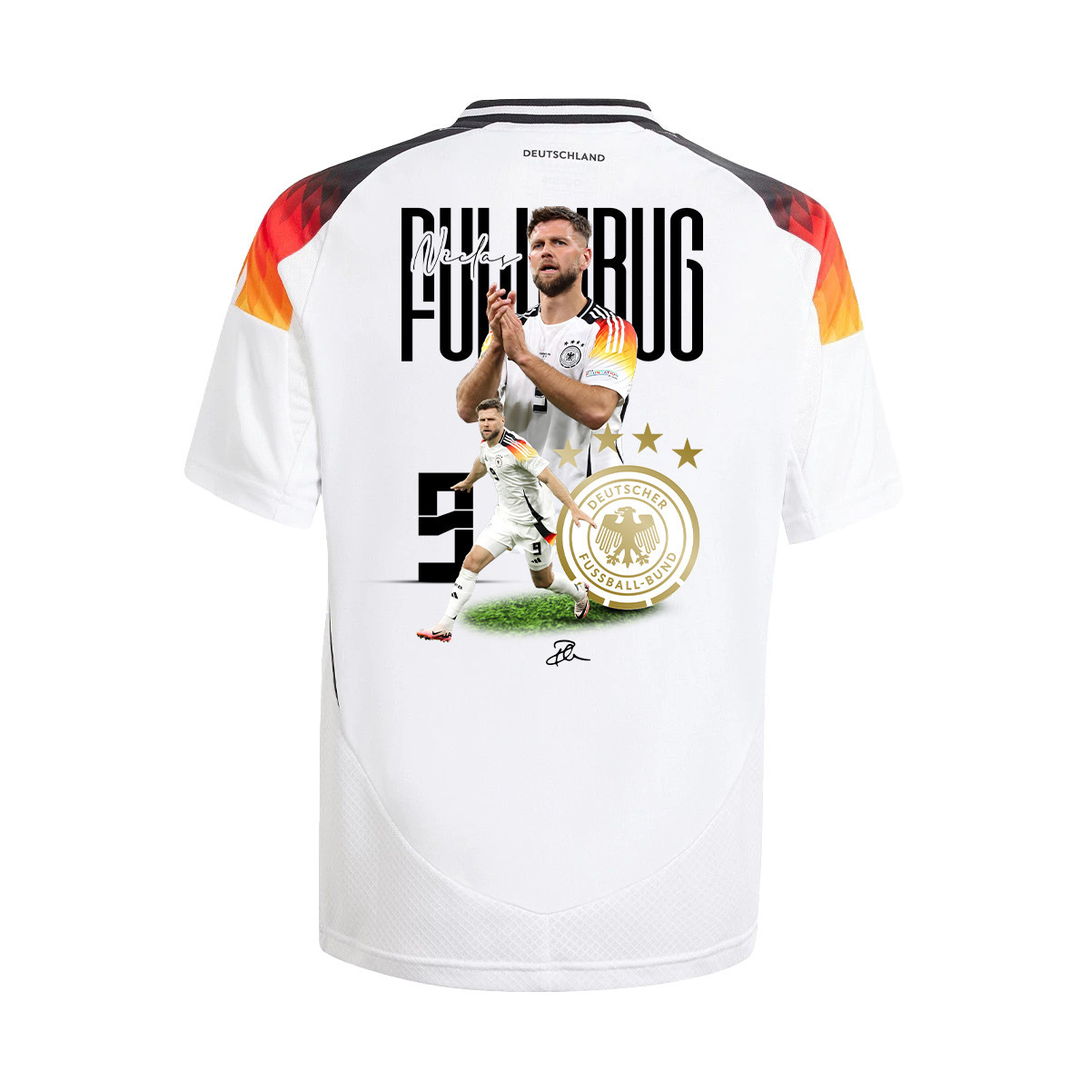 Niclas Fllkrug 9 Euro 2024 Football Superstar Germany 2024/25 YOUTH Jersey