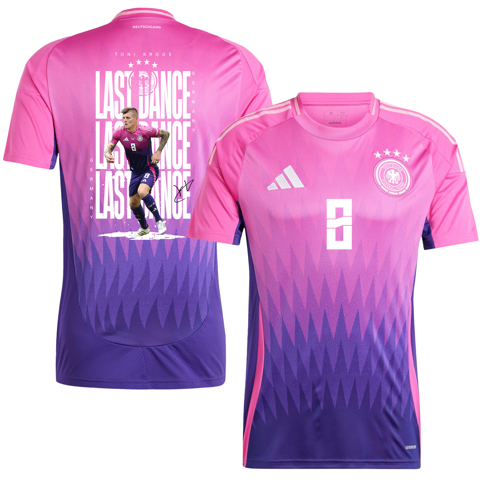 Toni Kroos 8 The Last Dance On The Pitch Germany 2024/25 Away Jersey – Men
