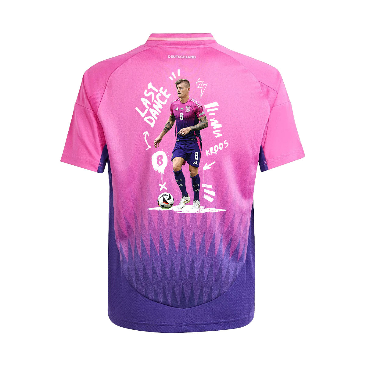 Toni Kroos 8 Farewell to Football Germany 2024/25 YOUTH Jersey – UEFA Foundation Patch
