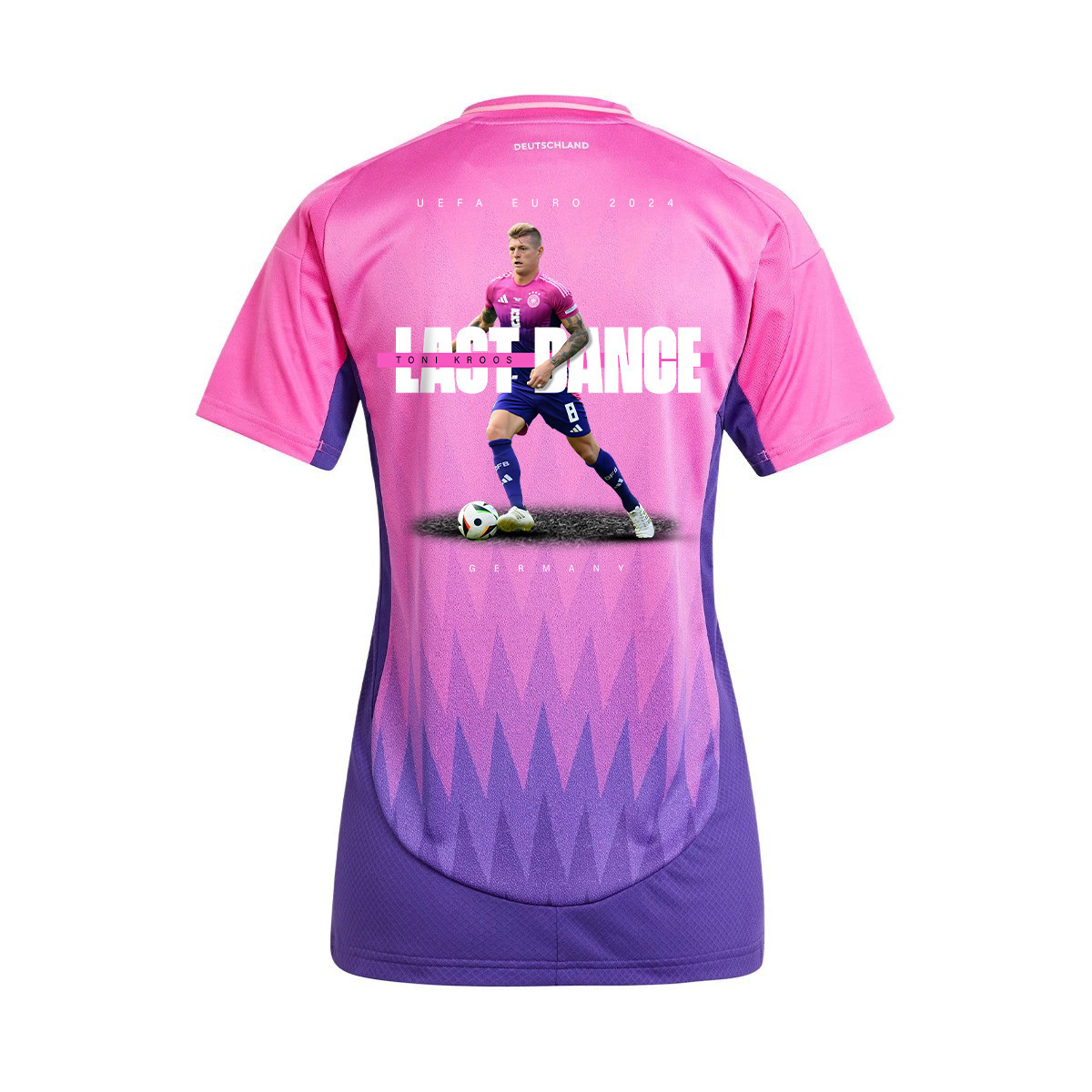 Toni Kroos 8 and The Final Kick On The Pitch Germany 2024/25 Women's Jersey – UEFA Foundation Patch