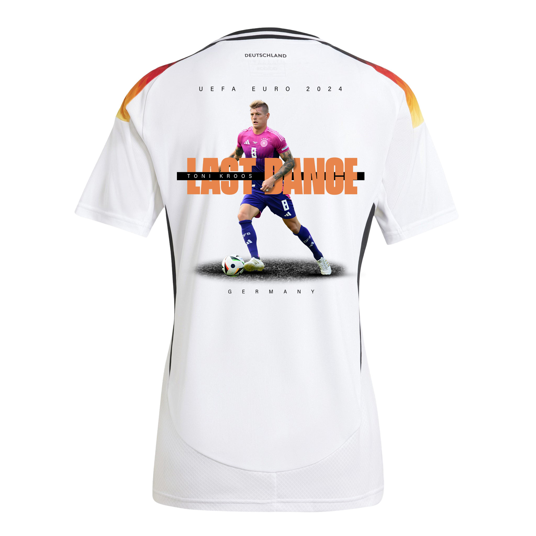 Toni Kroos 8 and The Final Kick On The Pitch Germany 2024/25 Women's Jersey