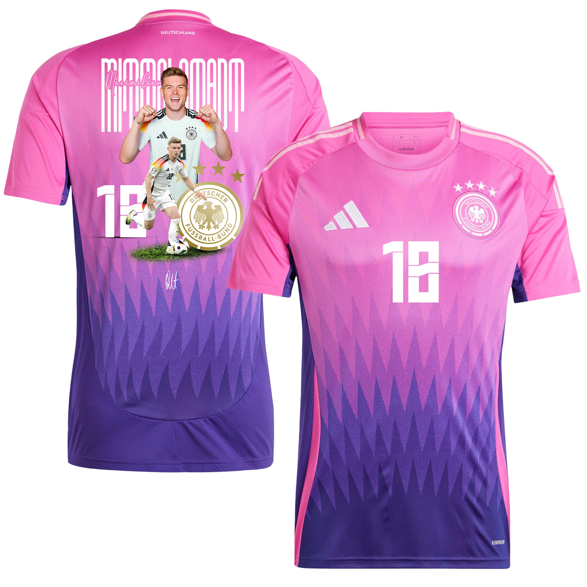 Maximilian Mittelstdt 18 Talented Player Germany 2024/25 Away Jersey – Men