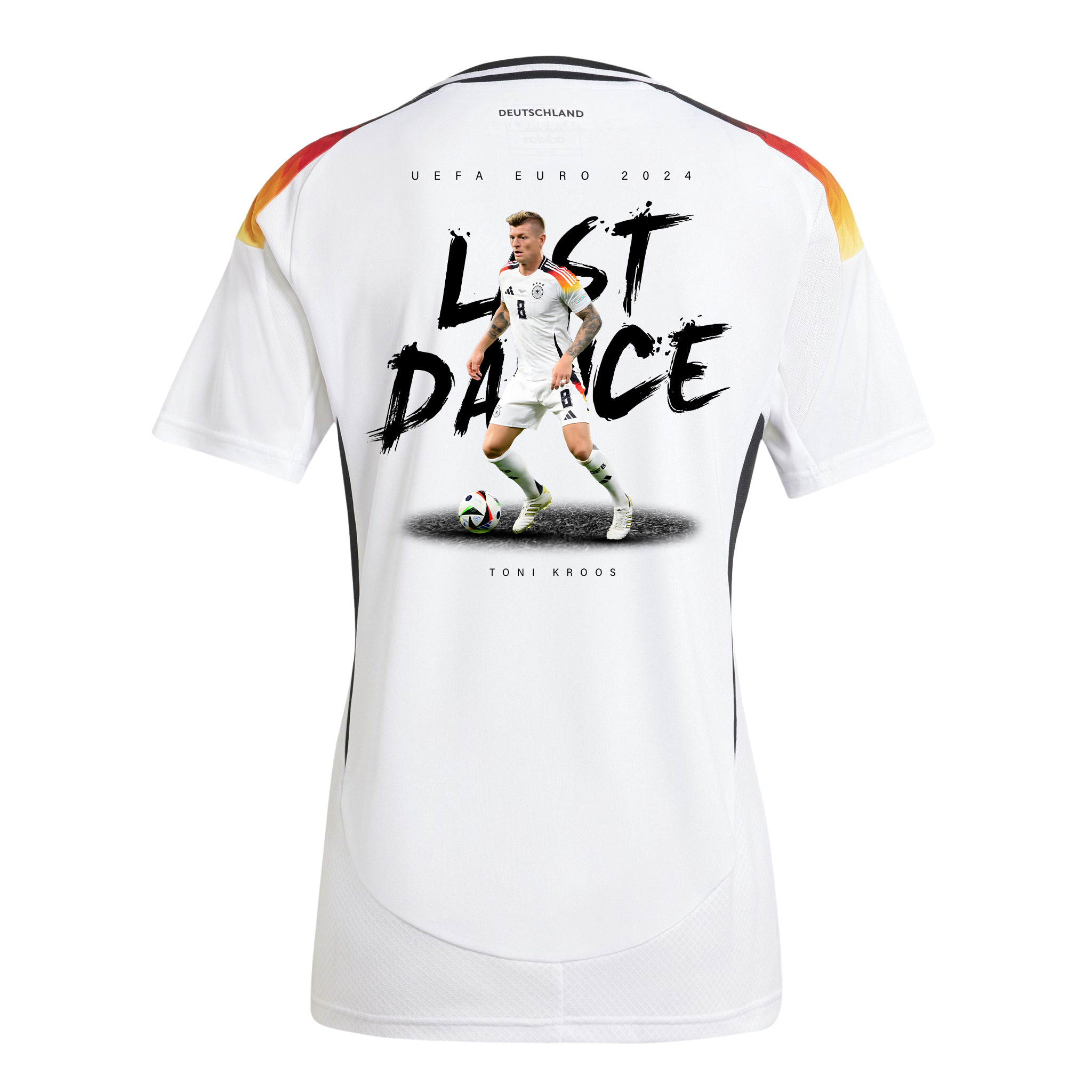 Toni Kroos 8 Last Dance of a Legend Germany 2024/25 Women's Jersey – UEFA Foundation Patch